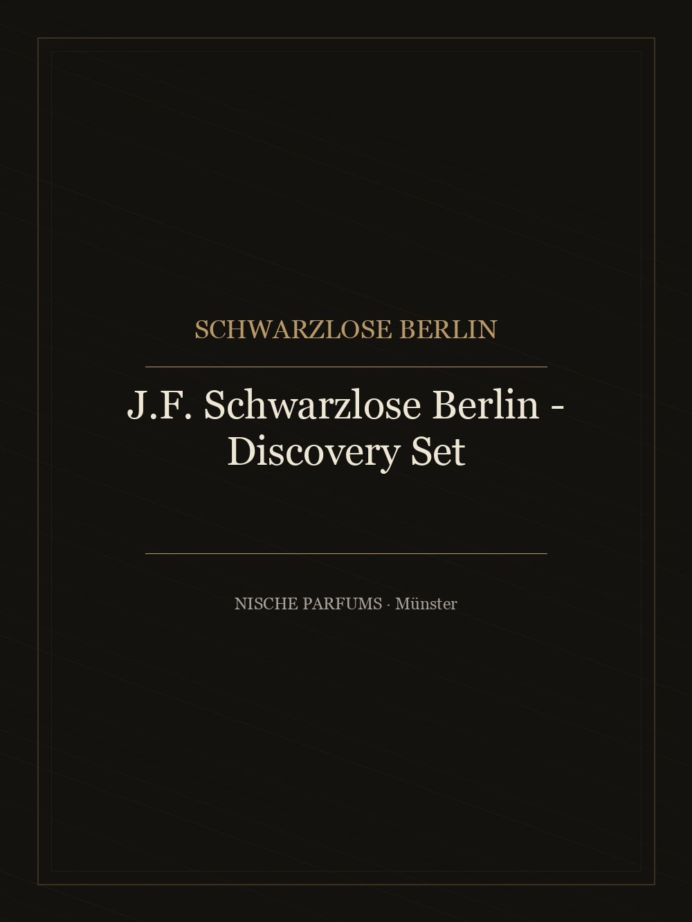 Schwarzlose Berlin J.F. Schwarzlose Berlin - Discovery Set